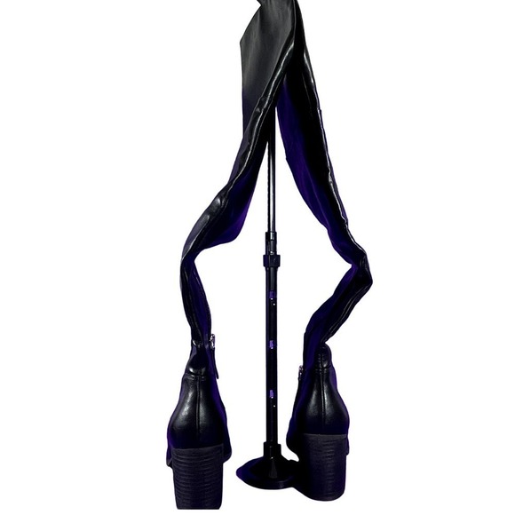 BP. Women's Black Over The Knee LUKE Boots Shoe‎ Size 7.5-NEW - Picture 4 of 7